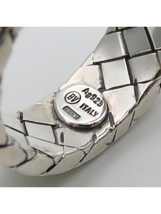 Bottega Veneta - Cord sterling silver ring Bottega Veneta Bottega Veneta Ring Intrecciato 925 Sterling Silver Braided